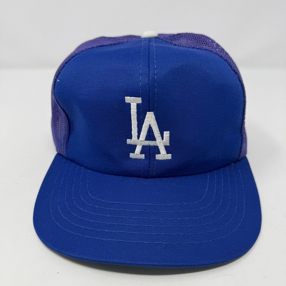 Vintage Los Angeles Dodgers Hat Cap Snapback MLB Sports Specialties Trucker Mesh